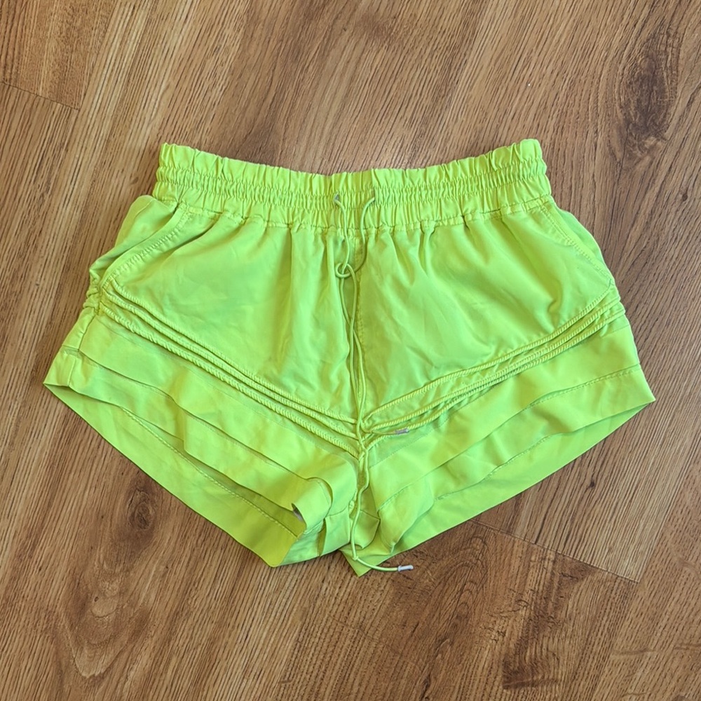 Free people movement Neon Yellow Women's Shorts